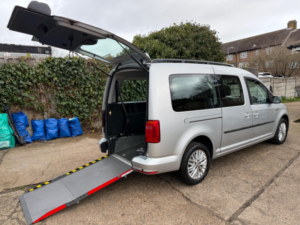 2020 Volkswagen Caddy Maxi 5 St Automatic C20 Life Tdi Wheel Chair Aadapted in Silver — image 2