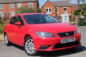 2013 SEAT Leon 1.6 Tdi Cr Se Euro 5 (s/s) 5dr in Red — image 3