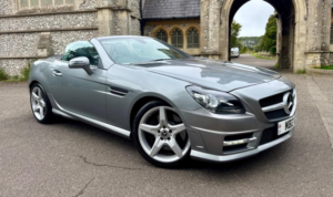 2015 Mercedes-Benz Slk 1.8 Slk200 Amg Sport G-Tronic+ Euro 5 (s/s) 2dr in Silver — image 5
