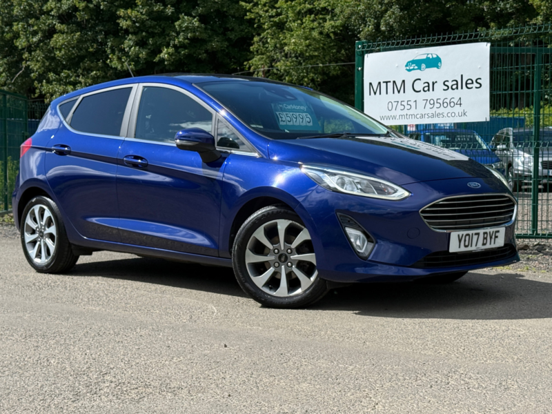 2017 Ford Fiesta 1.0t Ecoboost Zetec Hatchback 5dr Petrol Manual Euro 6 (s/s) (100 Ps) in Blue — image 1