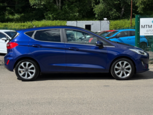 2017 Ford Fiesta 1.0t Ecoboost Zetec Hatchback 5dr Petrol Manual Euro 6 (s/s) (100 Ps) in Blue — image 4
