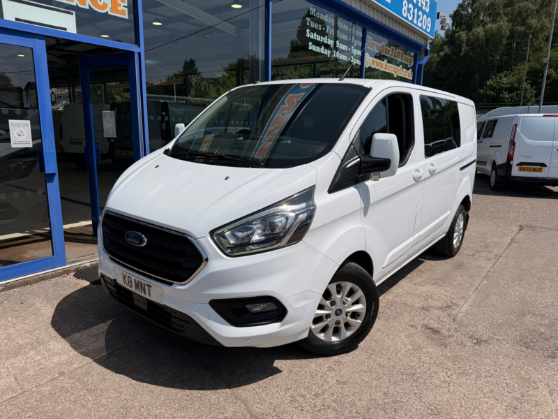 2018 Ford Transit Custom 2.0 320 Ecoblue Limited Crew Van Double Cab 5dr Diesel Manual L1 H1 130 Ps in White — image 1
