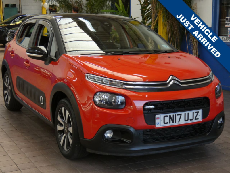 2017 Citroen C3 1.2 Puretech Feel Hatchback 5dr Petrol Manual Euro 6 (s/s) (110 Ps) in Orange — image 1
