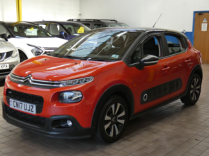 2017 Citroen C3 1.2 Puretech Feel Hatchback 5dr Petrol Manual Euro 6 (s/s) (110 Ps) in Orange — image 3
