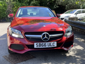 2016 Mercedes-Benz C Class 2.0 C200 Se Saloon 4dr Petrol Manual Euro 6 (s/s) (184 Ps) ( Hyacinth Red ) in Red — image 2