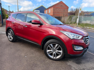 2014 Hyundai Santa Fe 2.2 Crdi Premium Se Auto 4WD Euro 5 5dr (7 Seat) in Red — image 3