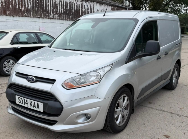 2014 Ford Transit Connect 1.6 Tdci 200 Trend Diesel Silver 5dr No Vat+3 Seater+1 Keeper+work Ready in Silver — image 1