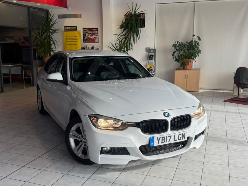 2017 BMW 3 Series 2.0 318d Sport Saloon in White — image 1