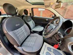 2016 Fiat 500 1.2 Lounge Euro 6 (s/s) 3dr in Grey — image 3