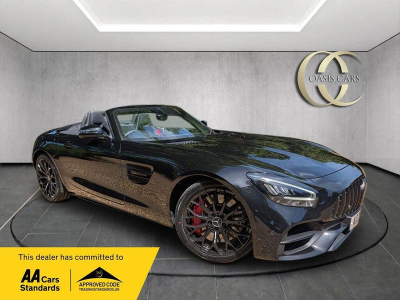 2021 Mercedes-Benz Amg Gt 4.0 V8 Biturbo Night Edition Roadster Spds Dct Euro 6 (s/s) 2dr in Black — image 1