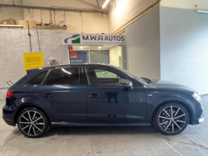 2020 Audi A3 2.0 Tdi 35 Black Edition Sportback 5dr Diesel S Tronic Euro 6 (s/s) (150 Ps) in Blue — image 4