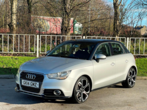 2014 Audi A1 1.6 Tdi Contrast Edition Plus Sportback Euro 5 (s/s) 5dr in Silver — image 3