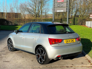 2014 Audi A1 1.6 Tdi Contrast Edition Plus Sportback Euro 5 (s/s) 5dr in Silver — image 4