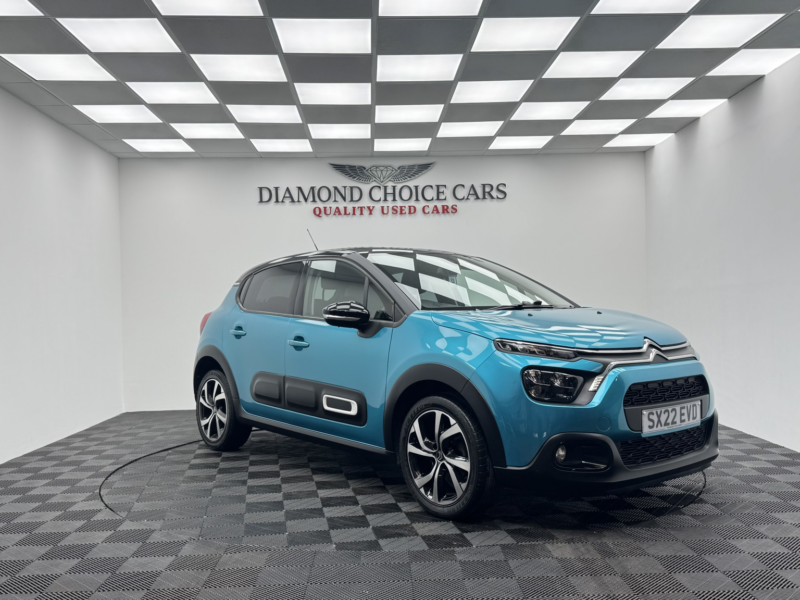 2022 Citroen C3 1.5 C3 Shine Plus Bluehdi 100 S&s 6-Speed Manual in Blue — image 1