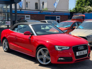 2013 Audi A5 Cabriolet 2.0 Tdi S Line Special Edition Multitronic Euro 5 (s/s) 2dr in Red — image 6