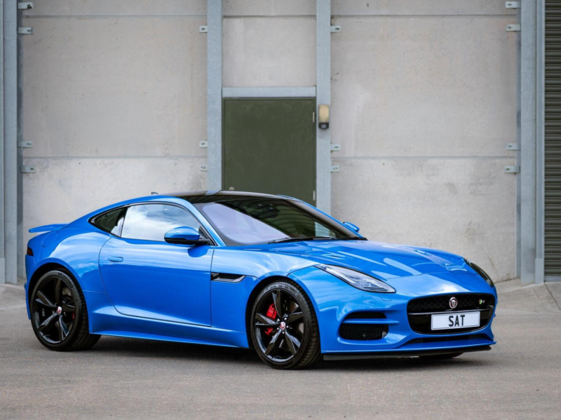 2018 Jaguar F-Type 5.0 V8 R Auto AWD Euro 6 (s/s) 2dr in Blue — image 1