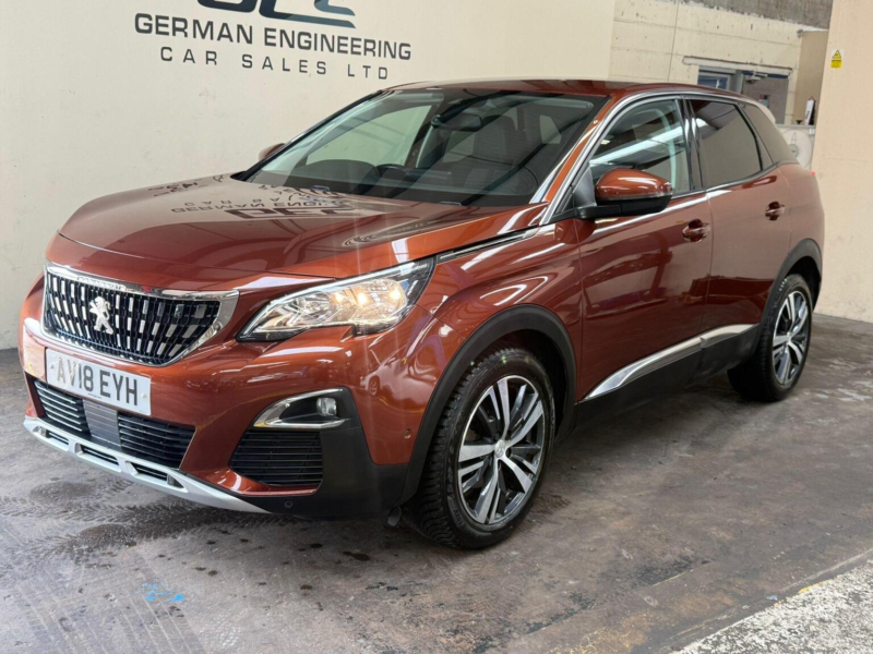 2018 Peugeot 3008 1.6 Bluehdi Allure Eat Euro 6 (s/s) 5dr in Bronze — image 1