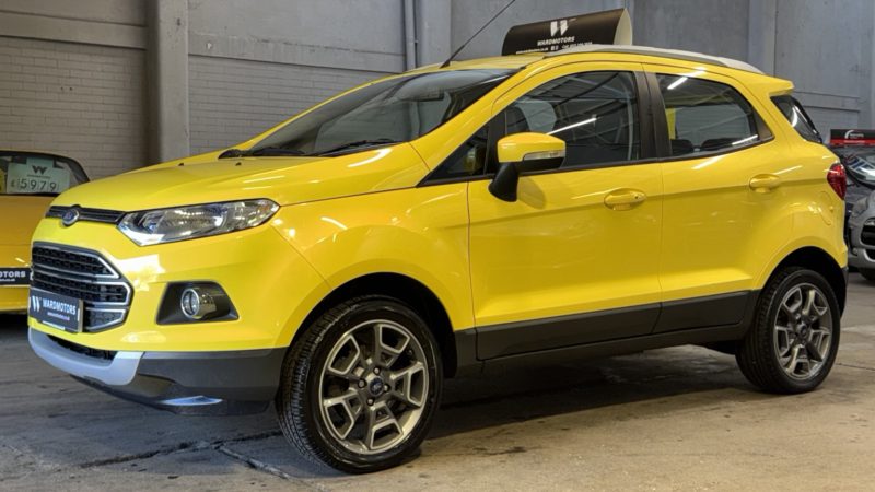 2015 Ford Ecosport 1.0 T Ecoboost Titanium Yellow 5dr Beltdone+11 Stamps+rare Colour+cruise in Yellow — image 1