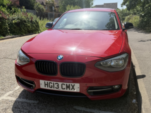 2013 BMW 1 Series 1.6 116i Sport 5-Door in Red — image 3