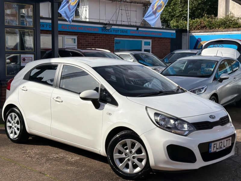 2012 Kia Rio 1.25 1 Euro 5 5dr in White — image 1