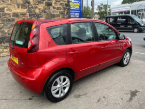 2009 Nissan Note 1.4 16v Acenta Euro 4 5dr in Red — image 4
