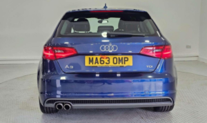 2013 Audi A3 2.0 Tdi S Line Sportback Euro 5 (s/s) 5dr in Blue — image 4
