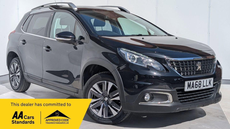 2018 Peugeot 2008 1.2 Puretech Allure Euro 6 (s/s) 5dr in Black — image 1