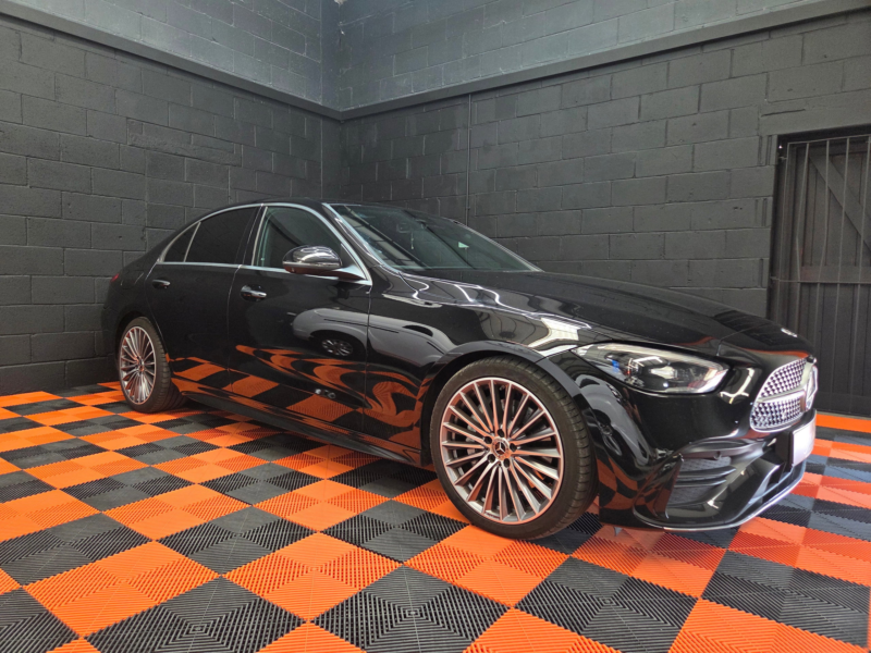 2022 Mercedes-Benz C Class 2.0 C220dh Mhev Amg Line (premium) Saloon 4dr Diesel Hybrid G-Tronic+ Euro 6 (s/s) (220 Ps) in Black — image 1
