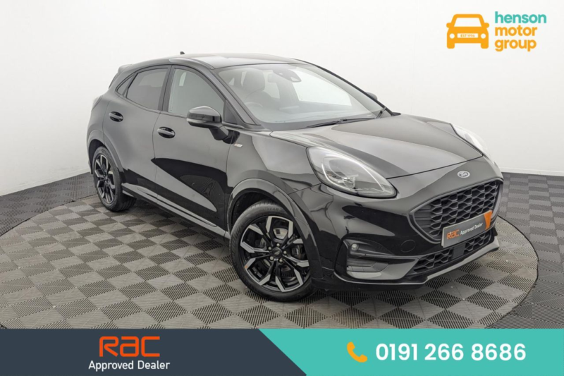 2022 Ford Puma 1.0t Ecoboost Mhev St-Line X SUV 5dr Petrol Hybrid Manual Euro 6 (s/s) (125 Ps) in Black — image 1