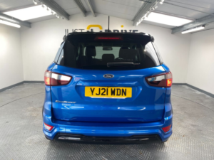 2021 Ford Ecosport 1.0t Ecoboost Gpf St-Line SUV 5dr Petrol Manual Euro 6 (s/s) (140 Ps) in Blue — image 4