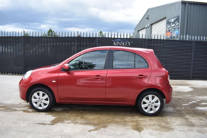 2013 Nissan Micra 1.2 12v Acenta CVT Euro 5 5dr in Red — image 4