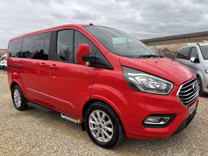 2019 Ford Tourneo Custom Wheelchair Accessible Vehicle Wav 2.0 310 Ecoblue Titanium in Red — image 1