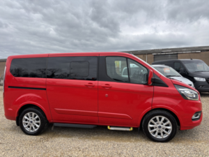 2019 Ford Tourneo Custom Wheelchair Accessible Vehicle Wav 2.0 310 Ecoblue Titanium in Red — image 2