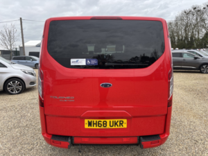 2019 Ford Tourneo Custom Wheelchair Accessible Vehicle Wav 2.0 310 Ecoblue Titanium in Red — image 4