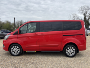 2019 Ford Tourneo Custom Wheelchair Accessible Vehicle Wav 2.0 310 Ecoblue Titanium in Red — image 5
