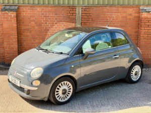 2011 Fiat 500 0.9 Twinair Lounge Dualogic Euro 5 (s/s) 3dr in Grey — image 2