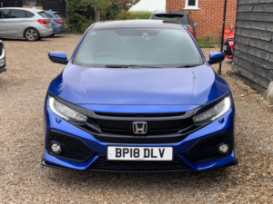 2018 Honda Civic 1.5 Vtec Turbo Gpf Sport Plus CVT Euro 6 (s/s) 5dr in Blue — image 2