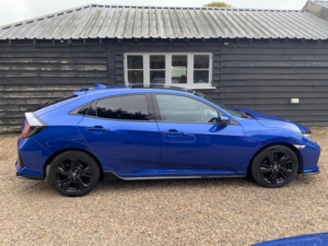 2018 Honda Civic 1.5 Vtec Turbo Gpf Sport Plus CVT Euro 6 (s/s) 5dr in Blue — image 6