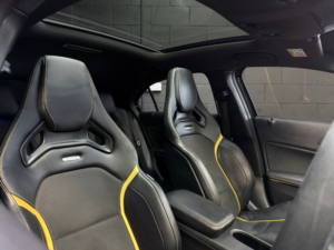 2017 Mercedes-Benz A Class 2.0 A45 Amg Yellow Night Edition Hatchback 5dr Petrol Spds Dct 4matic Euro 6 (s/s) (381 Ps) in Black — image 2
