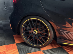 2017 Mercedes-Benz A Class 2.0 A45 Amg Yellow Night Edition Hatchback 5dr Petrol Spds Dct 4matic Euro 6 (s/s) (381 Ps) in Black — image 3