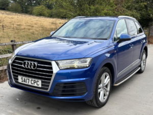 2017 Audi Q7 3.0 Tdi V6 S Line Tiptronic Quattro Euro 6 (s/s) 5dr in Blue — image 5