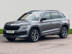 2022 Skoda Kodiaq 1.5 Tsi Act Sportline SUV 5dr Petrol DSG Euro 6 (s/s) (7 Seat) (150 Ps) in Grey — image 3