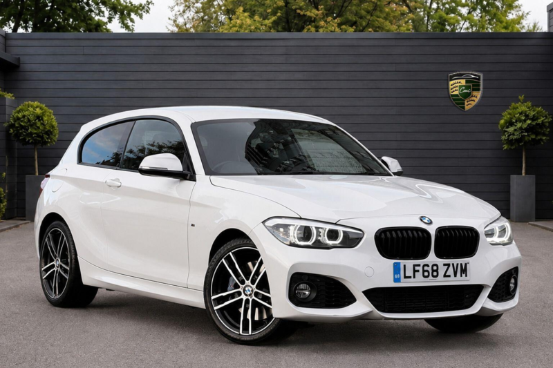 2018 BMW 1 Series 1.5 118i M Sport Shadow Edition Auto Euro 6 (s/s) 3dr in White — image 1