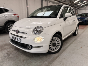 2019 Fiat 500 1.2 1.2 69hp Lounge in White — image 2