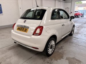 2019 Fiat 500 1.2 1.2 69hp Lounge in White — image 4
