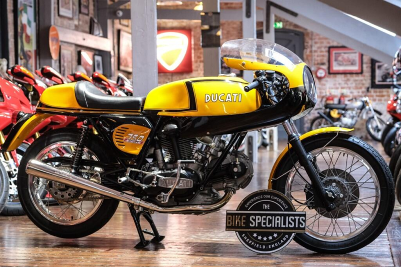 1972 Ducati 750 750 Sport Super Rare "z-Stripe" in Yellow — image 1