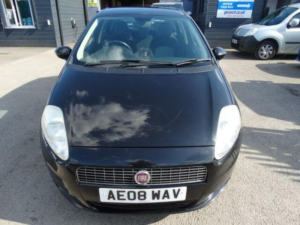 2008 Fiat Grande Punto 1.4 Eleganza 5dr in Black — image 2