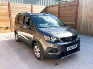 2021 Peugeot Rifter 3 SEAT Petrol Auto Wheelchair Accessible Disabled Access Vehicle Wav in Grey — image 4