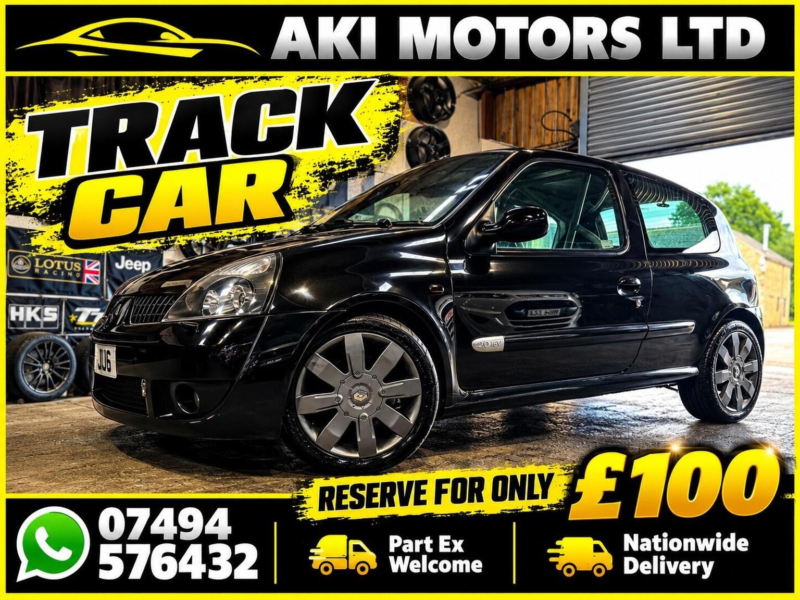 2003 Renault Clio 2.0 16v Renaultsport 3dr in Black — image 1