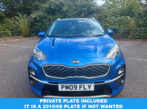 2019 Kia Sportage 2.0 Crdi Ecodynamics+ 4 SUV 5dr Diesel Auto AWD Euro 6 (s/s) (182 Bhp) in Blue — image 3